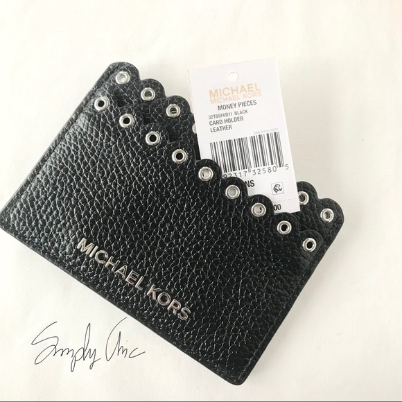 LAST 1 ⭐️ MK scallop trim genuine leather wallet - Picture 4 of 6